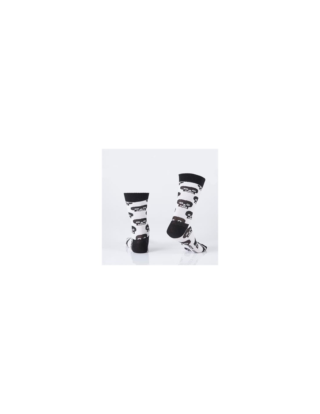 Weiße Damensocken mit Totenköpfen SD03 – Online-Shop – Boutique